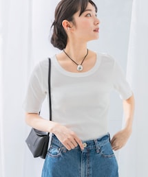 URBAN RESEARCH ROSSO | 接触冷感強撚コットン2WAYカットソー(Tシャツ/カットソー)