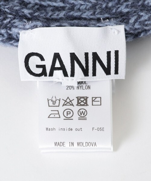 URBAN RESEARCH(アーバンリサーチ)の「GANNI Structured Rib Beret(ハンチング/ベレー帽・レディース・SkyCaptain・-)」の6枚目の写真