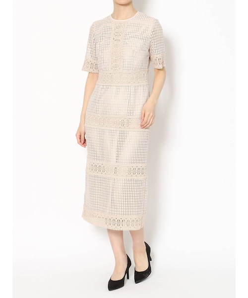 LAGUNAMOON（ラグナムーン）の「LADYブロッキングレースワンピース