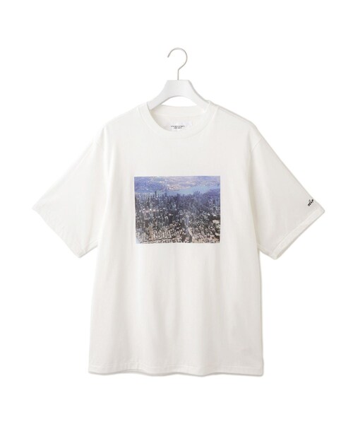 ADAM ET ROPE'(アダムエロペ)の「【JANE SMITH(ジェーンスミス)】IVORY SERRA NYC SKYLINE 2015 S/S T-SHIRT(Tシャツ/カットソー・レディース・ホワイト・S)」の1枚目の写真