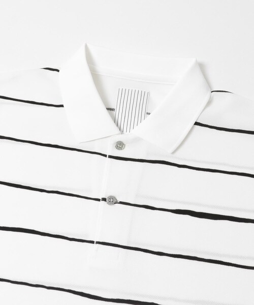 URBAN RESEARCH(アーバンリサーチ)の「SFC SIDE STRIPE BIG POLO(ポロシャツ・メンズ・NAVY/WHITE/BLACK・M/L/XL/XXL)」の6枚目の写真