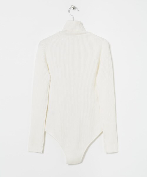 URBAN RESEARCH（アーバンリサーチ）の「NICENICE MOMENT　TURTLE NECK BODY SUIT（ニット/セーター・レディース・BLACK/IVORY・S/M）」の7枚目の写真