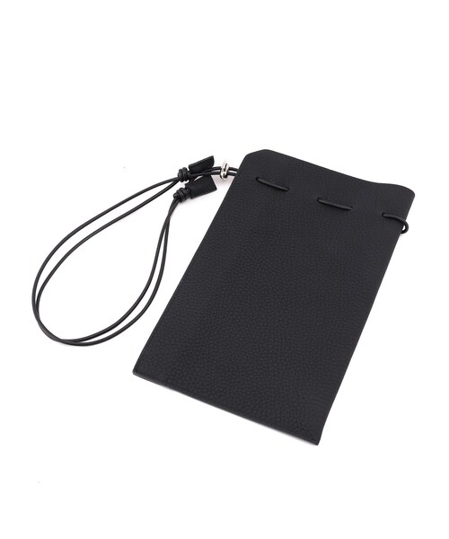 ADAM ET ROPE'（アダムエロペ）の「【ITTI】HERRIE KINCHAKU POUCH - PM / DIPLO SKY（ハンドバッグ・メンズ・ブラック・F）」の3枚目の写真