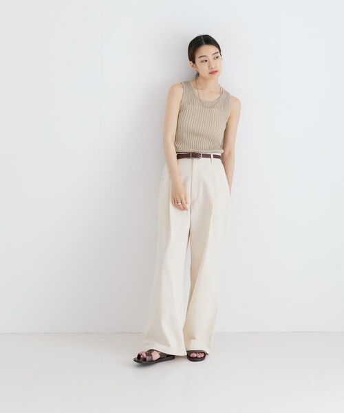 URBAN RESEARCH（アーバンリサーチ）の「ハイゲージラメタンクトップ（タンクトップ・レディース・BLACK系/BEIGE系/BLUE系・FREE）」の20枚目の写真