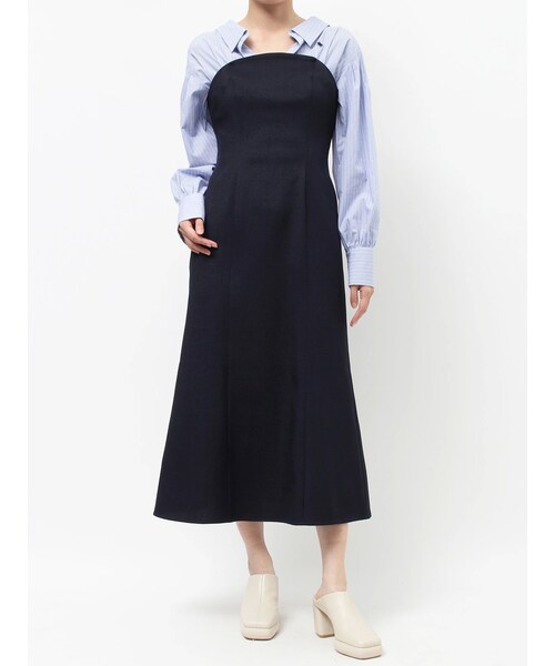 lagunamoon POLO BCS コラボ　ワンピース　ブラウン　M ラグナムーン LAGUNAMOON 【POLO BCSコラボ】オフショル