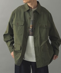 ITEMS URBANRESEARCH | 4-pocket ツイルフィールドシャツジャケット(ミリタリージャケット)