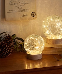 URBAN RESEARCH DOORS | shesay　クラックガラスのLEDライト ドーム S(インテリア雑貨)