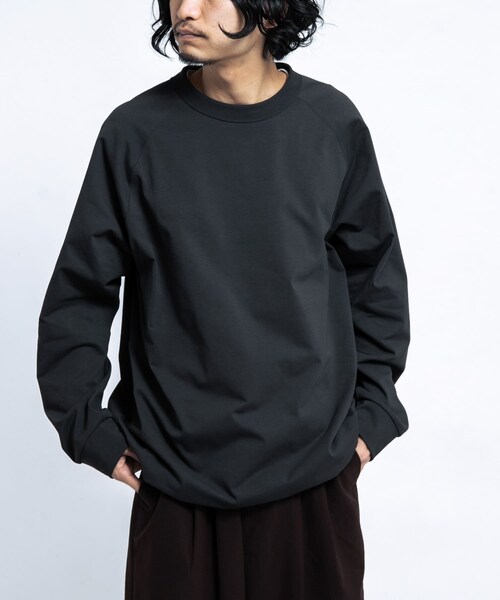 EKAL（エカル）の「DRY OUT BALOON FIT LONG-SLEEVE T-shirts（Tシャツ/カットソー・メンズ・ホワイト/ネイビー/チャコール・M/L）」の20枚目の写真
