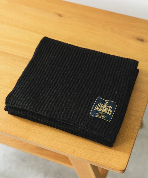 URBAN RESEARCH DOORS(アーバンリサーチドアーズ)の「ハミルトンマフラー(マフラー・メンズ・OFF WHITE/MIX BROWN/BLACK/SAGE GREEN・-)」の3枚目の写真