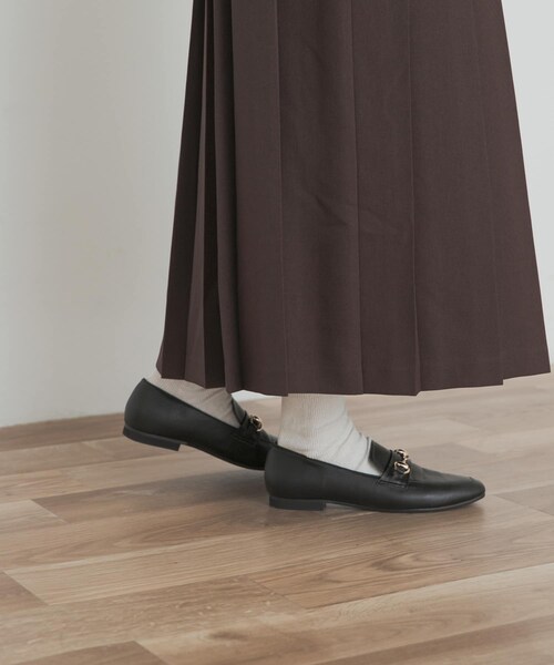 URBAN RESEARCH DOORS（アーバンリサーチドアーズ）の「ビット付きローファー（パンプス・レディース・CAMELBROWN/BLACK・36/37/38）」の6枚目の写真