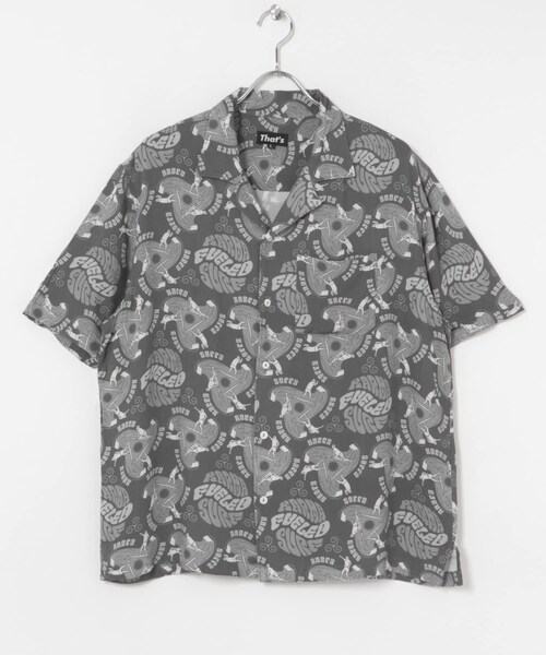 THE GOODLAND MARKET（ザグッドランドマーケット）の「That’s　The Aloha KARMA（シャツ/ブラウス・メンズ・WH/DGR・M/L/XL）」の16枚目の写真
