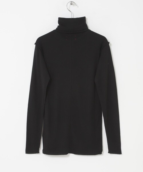 かぐれ（カグレ）の「MEYAME　SOFT RIB TURTLENECK（ニット/セーター・レディース・CREAM/BLACK/RED・Free）」の10枚目の写真