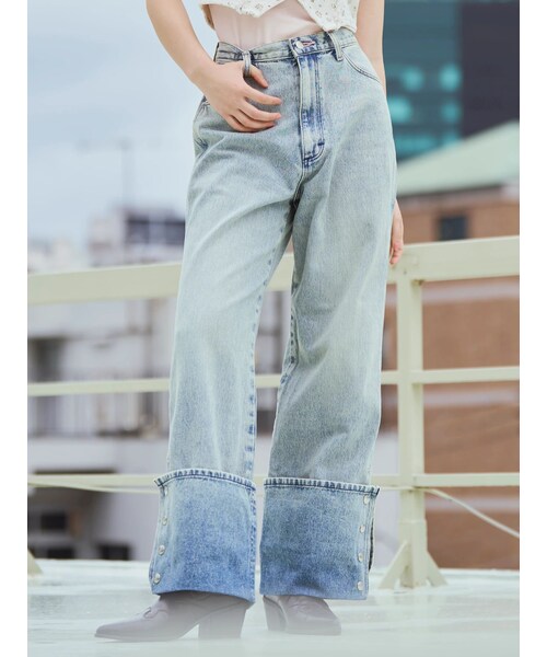 CALNAMUR（カルナムール）の「【Wrangler】デニムパンツ（デニムパンツ・レディース・ブルー/アイスブルー・XS/S/M）」の19枚目の写真