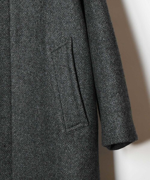 ADAM ET ROPE'（アダムエロペ）の「【HEUGN】Daniel（ステンカラーコート・メンズ・グレー・2/3）」の9枚目の写真