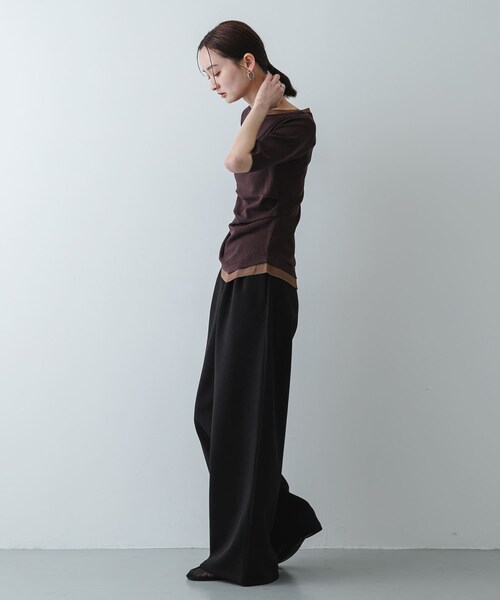 SENSE OF PLACE by URBAN RESEARCH（センスオブプレイスバイアーバンリサーチ）の「『軽量』メッシュフラットシューズ（パンプス・レディース・BLACK/IVORY・S/M/L）」の22枚目の写真