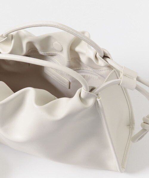 URBAN RESEARCH DOORS（アーバンリサーチドアーズ）の「ドロストトートバッグ（トートバッグ・レディース・OFF WHITE/BLACK・One）」の5枚目の写真