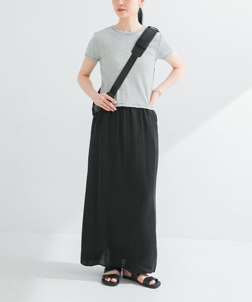 URBAN RESEARCH(アーバンリサーチ)の「『別注』Miller×URBAN RESEARCH Prib Tiny T-SHIRTS(Tシャツ/カットソー・レディース・IVORY/NVY BORDER/BLK BORDER・FREE)」の17枚目の写真