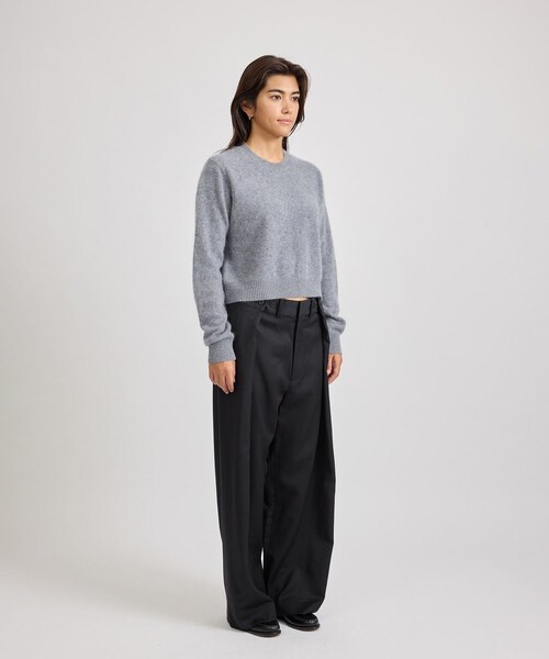 Saturdays NYC(サタデーズ ニューヨークシティ )の「Christine Textured Knit | WOMEN(ニット/セーター・レディース・ライトグレー/ネイビー/ワイン・M/S)」の19枚目の写真