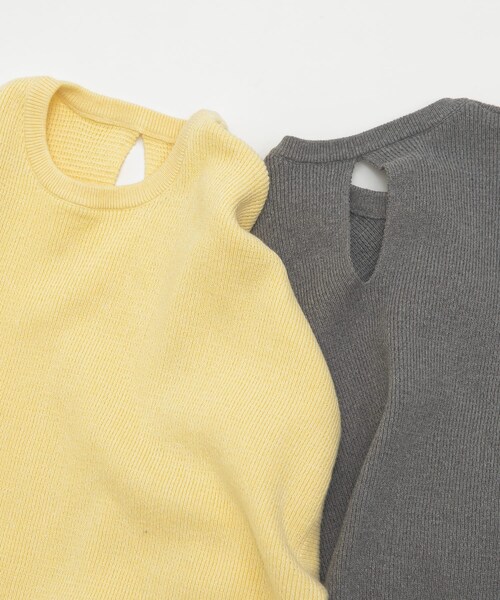 LAATO(ラート)の「crew neck soft knit(ニット/セーター・レディース・バター/ネズミ・Free)」の21枚目の写真