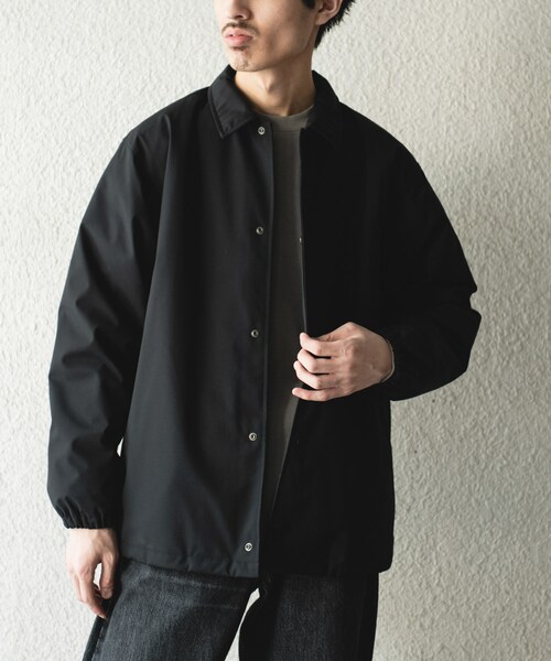 URBAN RESEARCH DOORS(アーバンリサーチドアーズ)の「『撥水/防風』ウールブレンドラミネート 中綿ブルゾン(ブルゾン・メンズ・BROWN/BLACK・M/L)」の3枚目の写真