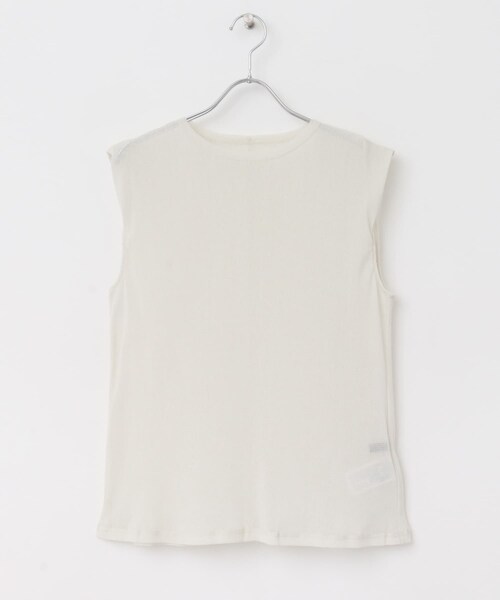 URBAN RESEARCH ROSSO（アーバンリサーチロッソ）の「ラメチュールタンクトップ（タンクトップ・レディース・OFF WHITE/BROWN・FREE）」の7枚目の写真