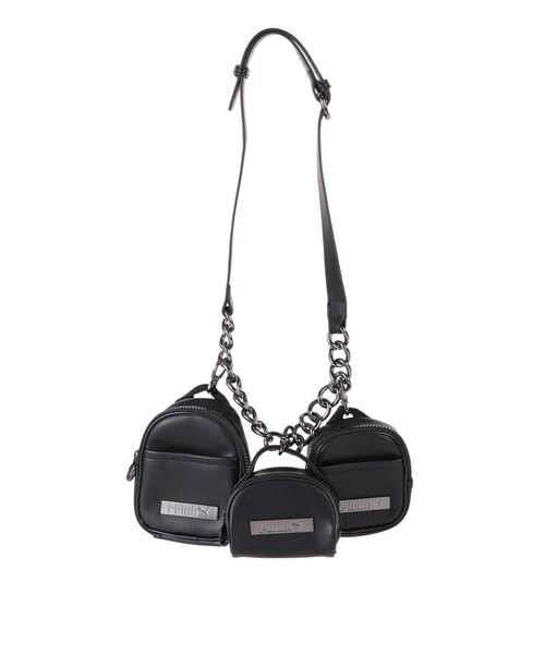 jouetie（ジュエティ）の「【PUMA】プライムチェーンバッグ（エコバッグ/サブバッグ・レディース・ブラック・F/24.5/23.5）」の5枚目の写真