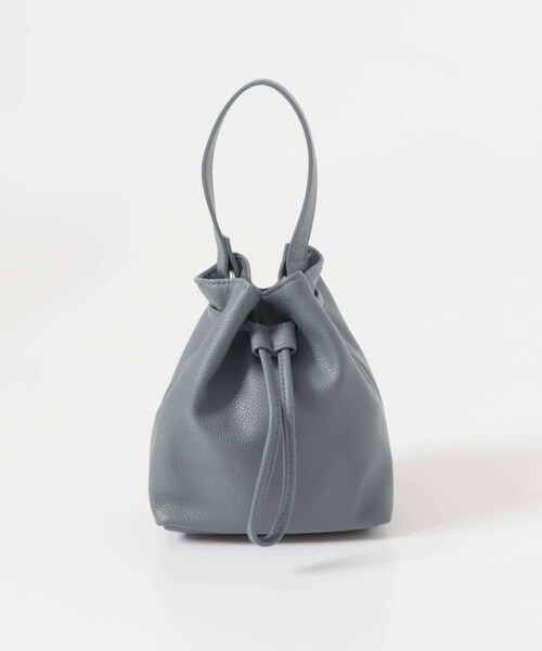 URBAN RESEARCH DOORS（アーバンリサーチドアーズ）の「2WAYシボ巾着ショルダーバッグ（ショルダーバッグ・レディース・BLACK/BLUE・one）」の10枚目の写真