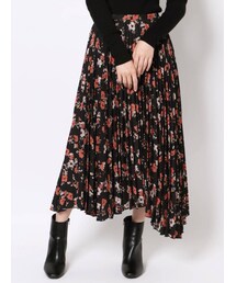 EVRIS | フラワープリントランダムプリーツスカート(スカート)
