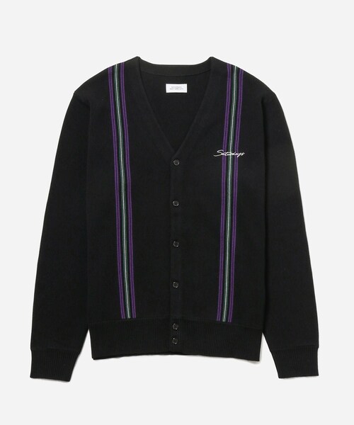 Saturdays NYC(サタデーズ ニューヨークシティ )の「MICHAEL HIGH GUAGE KNIT CARDIGAN(カーディガン/ボレロ・レディース・サックス/ブラック・XL/L/S/M)」の5枚目の写真