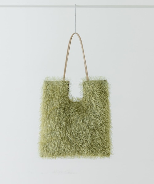 RODE SKO（ロデスコ）の「ヘアリートートバッグ（トートバッグ・レディース・BLACK/BEIGE/OLIVE・one）」の3枚目の写真