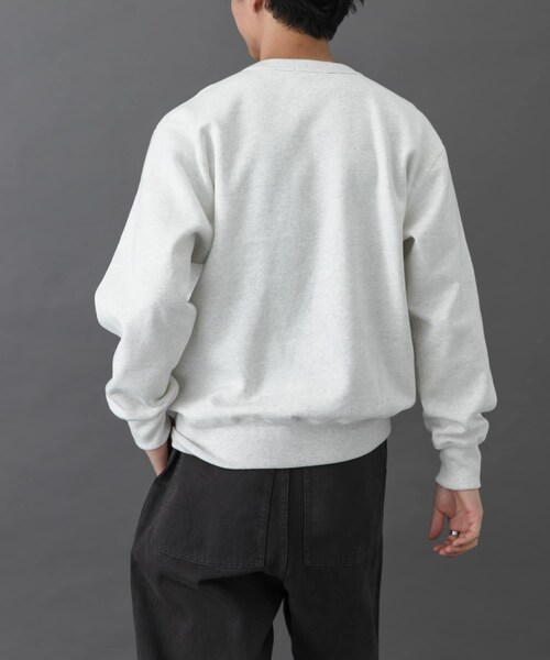 URBAN RESEARCH DOORS（アーバンリサーチドアーズ）の「FORK&SPOON　リサイクルコットン裏毛クルーネックスウェット（スウェット・メンズ・DARKPURPLE/BLACK/OATMEAL・4/5）」の21枚目の写真