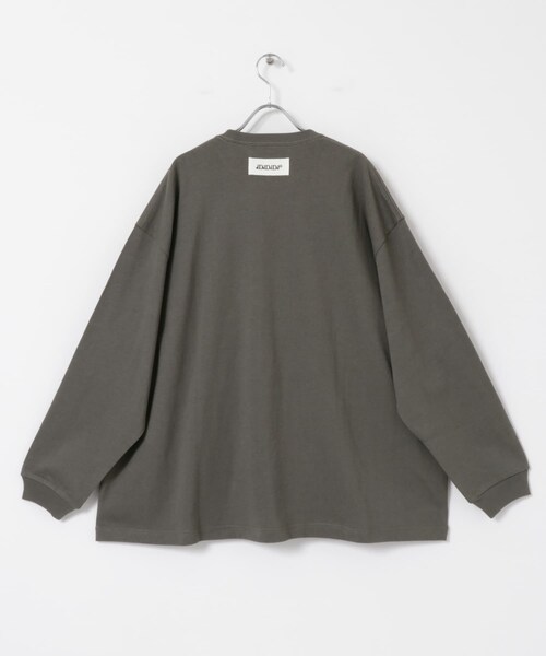 URBAN RESEARCH（アーバンリサーチ）の「dDdDdDd　SUPER BIG FLAT LONG-SLEEVE T-SHIRTS（Tシャツ/カットソー・メンズ・WHITE/BLACK/NAVY/GRAY・S/M/L/XL/XXL）」の21枚目の写真