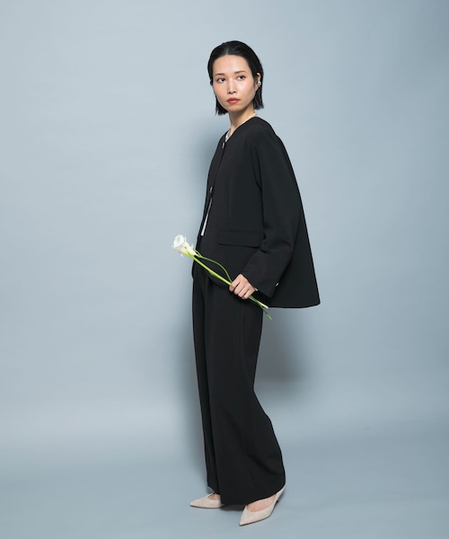 URBAN RESEARCH ROSSO（アーバンリサーチロッソ）の「『別注』CHIGNON×ROSSO　ラウンドヘムジャケット（その他アウター・レディース・OWHITE/BLACK・Free）」の17枚目の写真