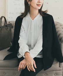 URBAN RESEARCH DOORS | リボンポイントタックブラウス(シャツ/ブラウス)