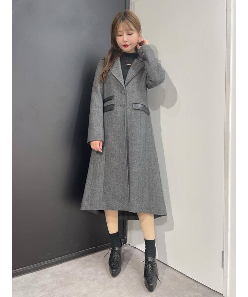 EATME（イートミー）の「テーラードコート（その他アウター・レディース・グレー/ブラック/ブラウン・S/M）」の2枚目の写真