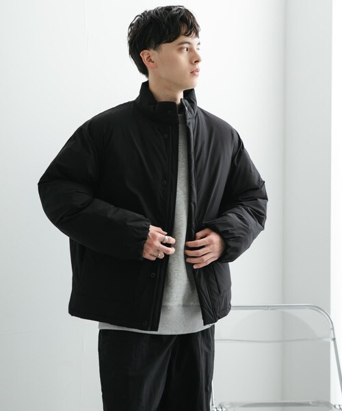 SENSE OF PLACE by URBAN RESEARCH(センスオブプレイスバイアーバンリサーチ)の「バルーンパデッドブルゾン(テーラードジャケット・メンズ・BLACK/NAVY/YELLOW・M/L)」の14枚目の写真