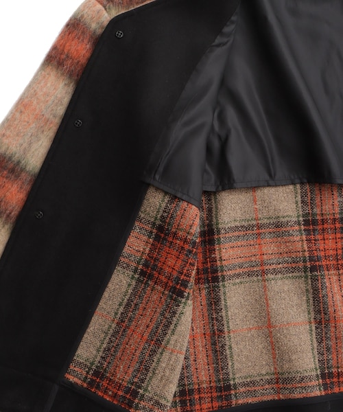 ADAM ET ROPE'（アダムエロペ）の「【TONY WACK/トニーワック】CHEK WOOL MOHAIR BLOUSON（その他アウター・メンズ・ベージュ/ネイビー・L/M）」の7枚目の写真