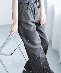 キラキラビジューデニム