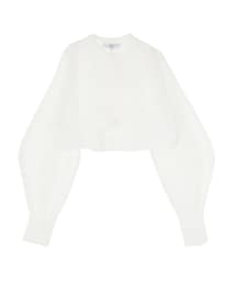 UN3D. | 2TONE SHEER KT CD(カーディガン/ボレロ)