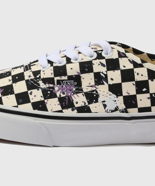 ADAM ET ROPE'(アダムエロペ)の「【VANS/バンズ】Authentic Checker SPLATTER(スニーカー・メンズ・ホワイト系・26.0/27.0/28.0)」の10枚目の写真