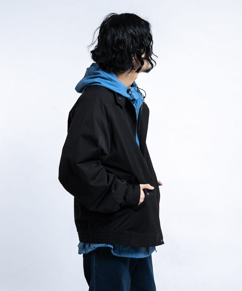 EKAL（エカル）の「SOLOTEXツイルスタンドジャケット（ブルゾン・メンズ・ネイビー/ブラック・M/L）」の7枚目の写真