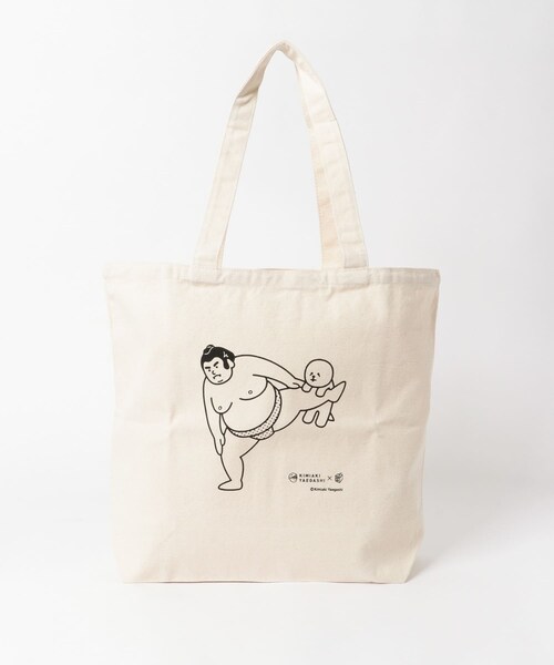 KBF（ケイビーエフ）の「KBFBOX　Kimiaki YaegashiコラボトートL∴（トートバッグ・レディース・ヒコウキ/四股・one/One）」の8枚目の写真