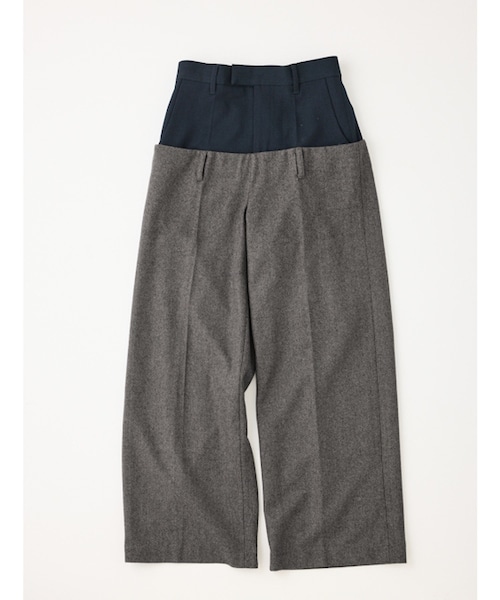 ADAM ET ROPE'（アダムエロペ）の「LOW-SLUNG LIKE PANTS（スラックス・レディース・チャコール/ブラウン・36/38/40）」の22枚目の写真