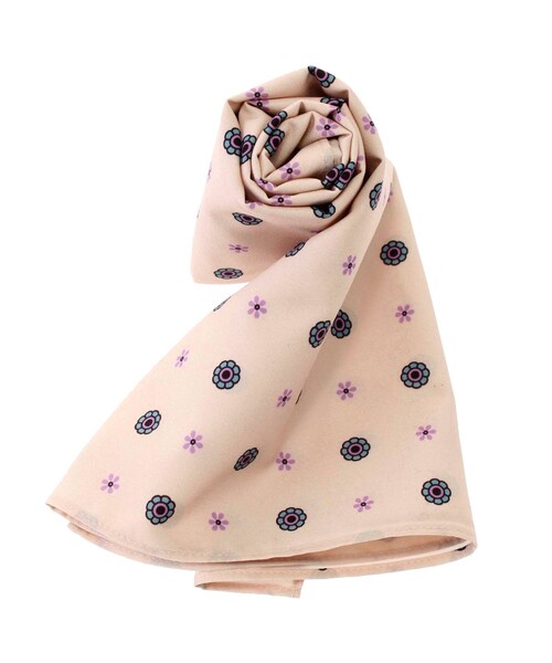 dazzlin（ダズリン）の「小紋柄スカーフ（マフラー・レディース・ベージュ/オフホワイト/ネイビー・F）」の11枚目の写真