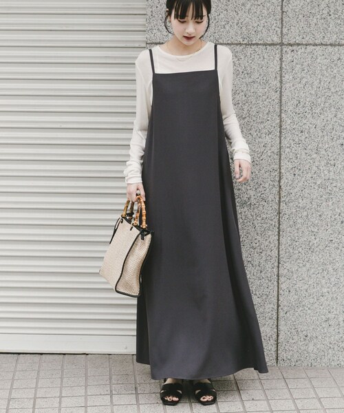 ITEMS URBANRESEARCH(アイテムズ アーバンリサーチ)の「シアーインナーセットワンピース(ワンピース・レディース・CML/CHA・Free)」の7枚目の写真