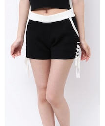 GYDA | サイドレースアップニットショートパンツ【SETUP着用可】(その他パンツ)