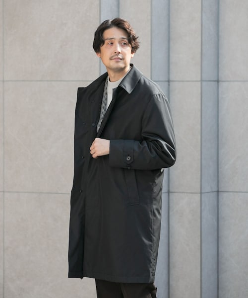 URBAN RESEARCH DOORS(アーバンリサーチドアーズ)の「LIFE STYLE TAILOR 3WAYコンフォータブルコート(ダウンジャケット/コート・メンズ・BLACK/NAVY・M/L)」の10枚目の写真
