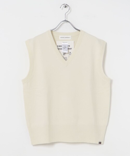 URBAN RESEARCH（アーバンリサーチ）の「Extreme Cashmere　spencer（ベスト・レディース・cream/raven/felt・-）」の16枚目の写真