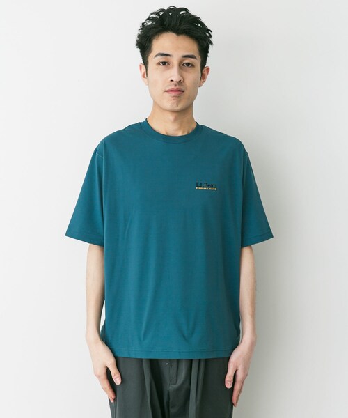 URBAN RESEARCH DOORS（アーバンリサーチドアーズ）の「L.L.Bean　Abbot Short Sleeve Crew（Tシャツ/カットソー・メンズ・Ivory/Night/Green・M/L/XL）」の15枚目の写真