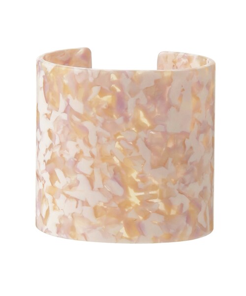 LAGUNAMOON（ラグナムーン）の「マーブルバングル（ブレスレット・レディース・ブラック/ベージュ/ミックス・F）」の8枚目の写真